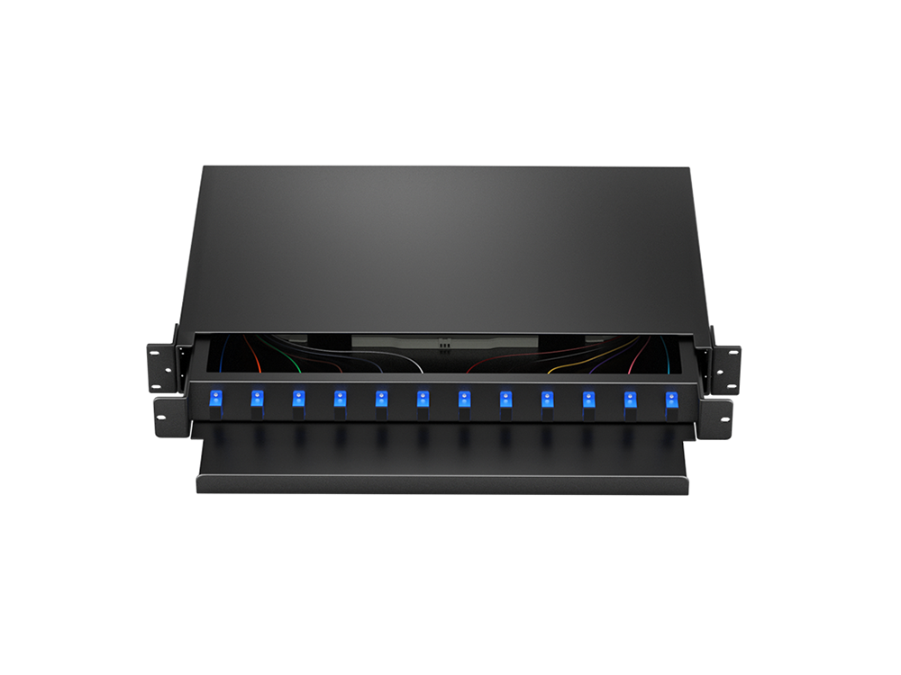 1U 12-Core Patch Panel SC/FC/LC (Slideble Type)